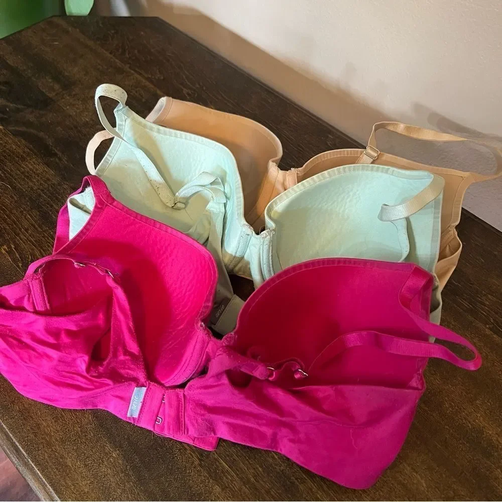 Aerie Bra Bundle Tan, Pink, and Mint